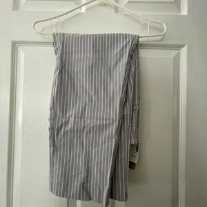 Gray Striped Women's pant. Summer NWT